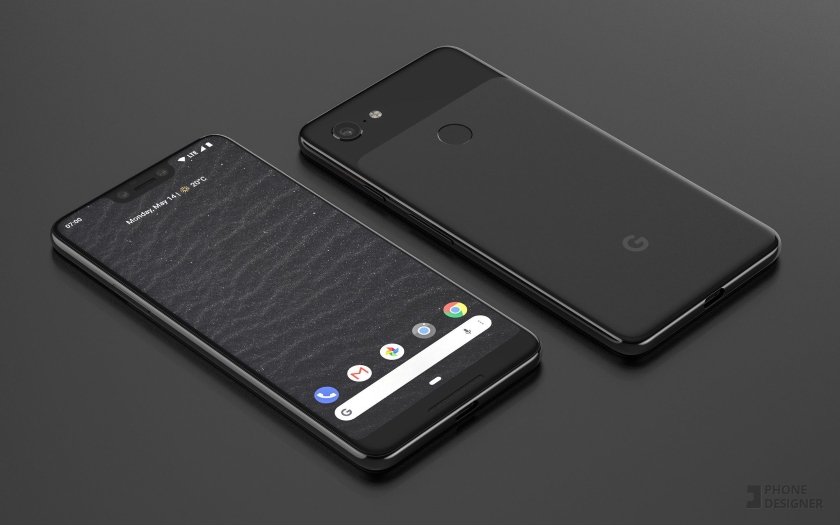 В сети появились фотографии прототипа Google Pixel 3 XL