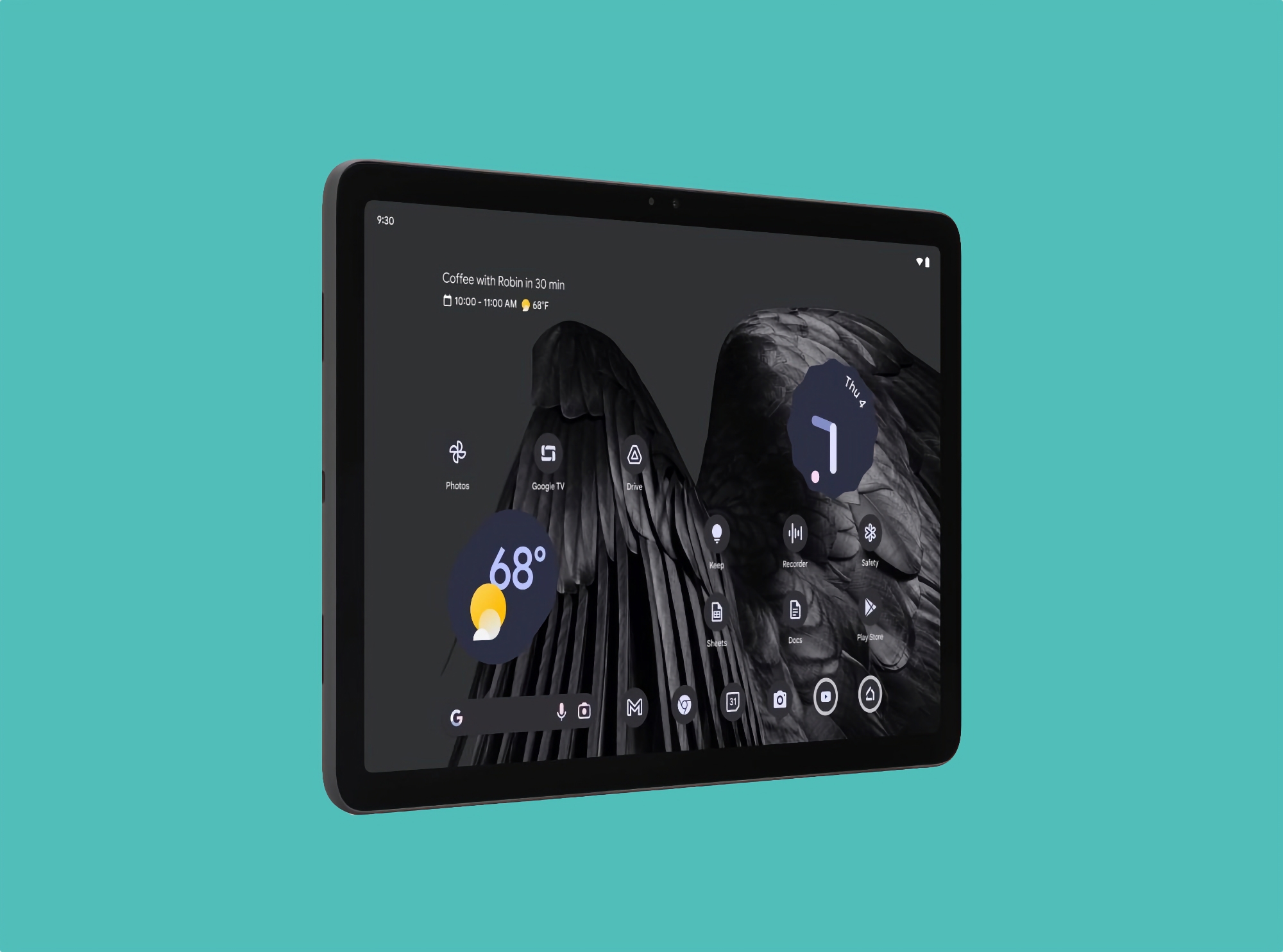 Google bereitet Pixel Tablet in Schwarz vor