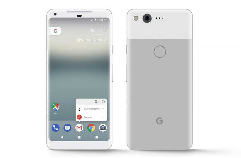 В Сети появились технические характеристики Google Pixel 2 и Pixel 2 XL