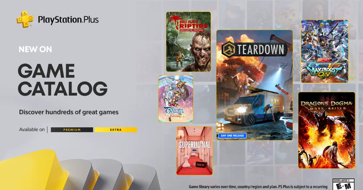 PlayStation wird am 21. November neue Spiele zu den Extra- und Deluxe-Abonnements hinzufügen: Teardown, Dead Island: Riptide, Superliminal und andere