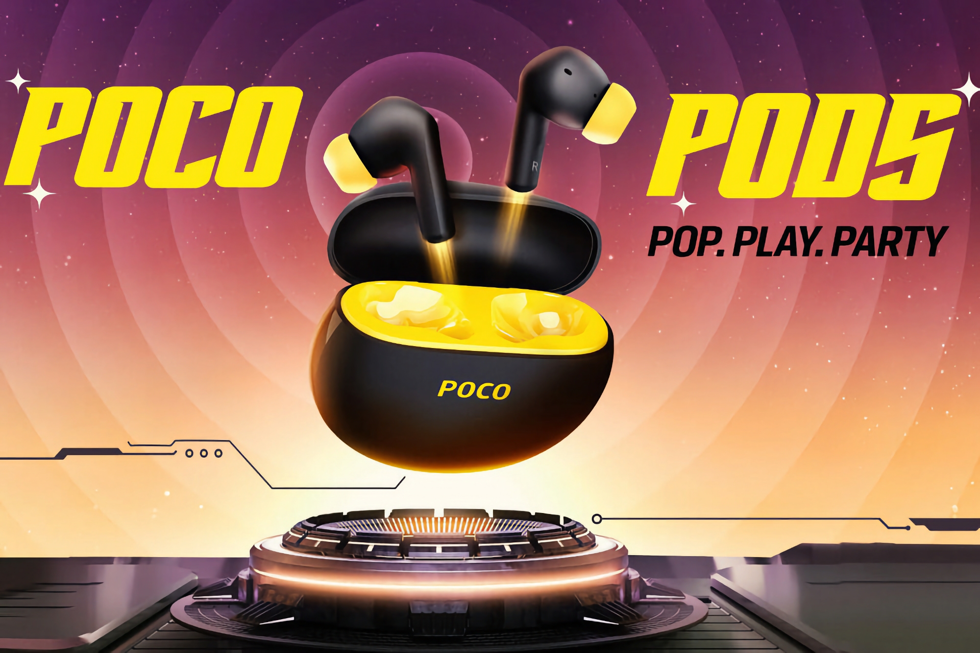 Xiaomi will unveil POCO Pods on July 29: TWS earphones with Bluetooth 5.3, IPX4 protection and up to 30 hours of battery life