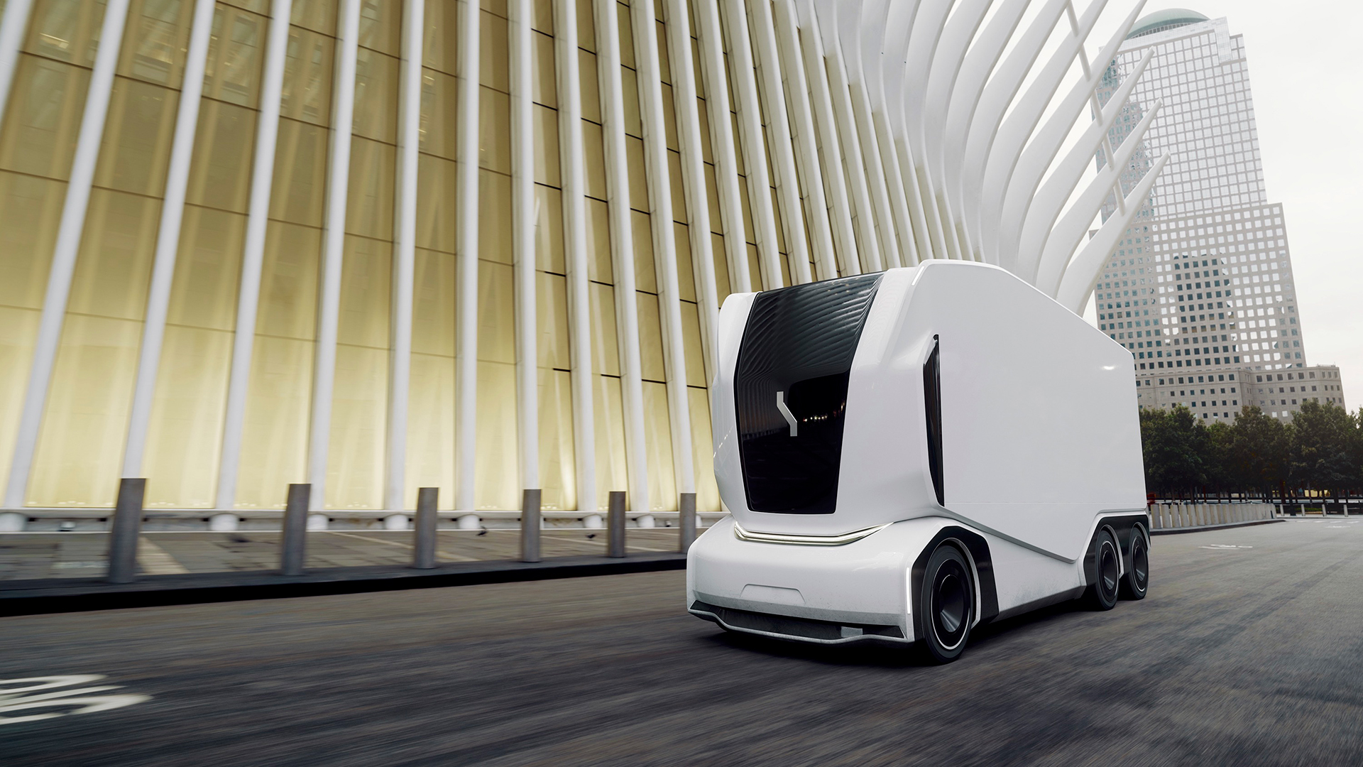 I futuristici camion elettrici Einride senza pilota prenderanno le strade pubbliche negli Stati Uniti
