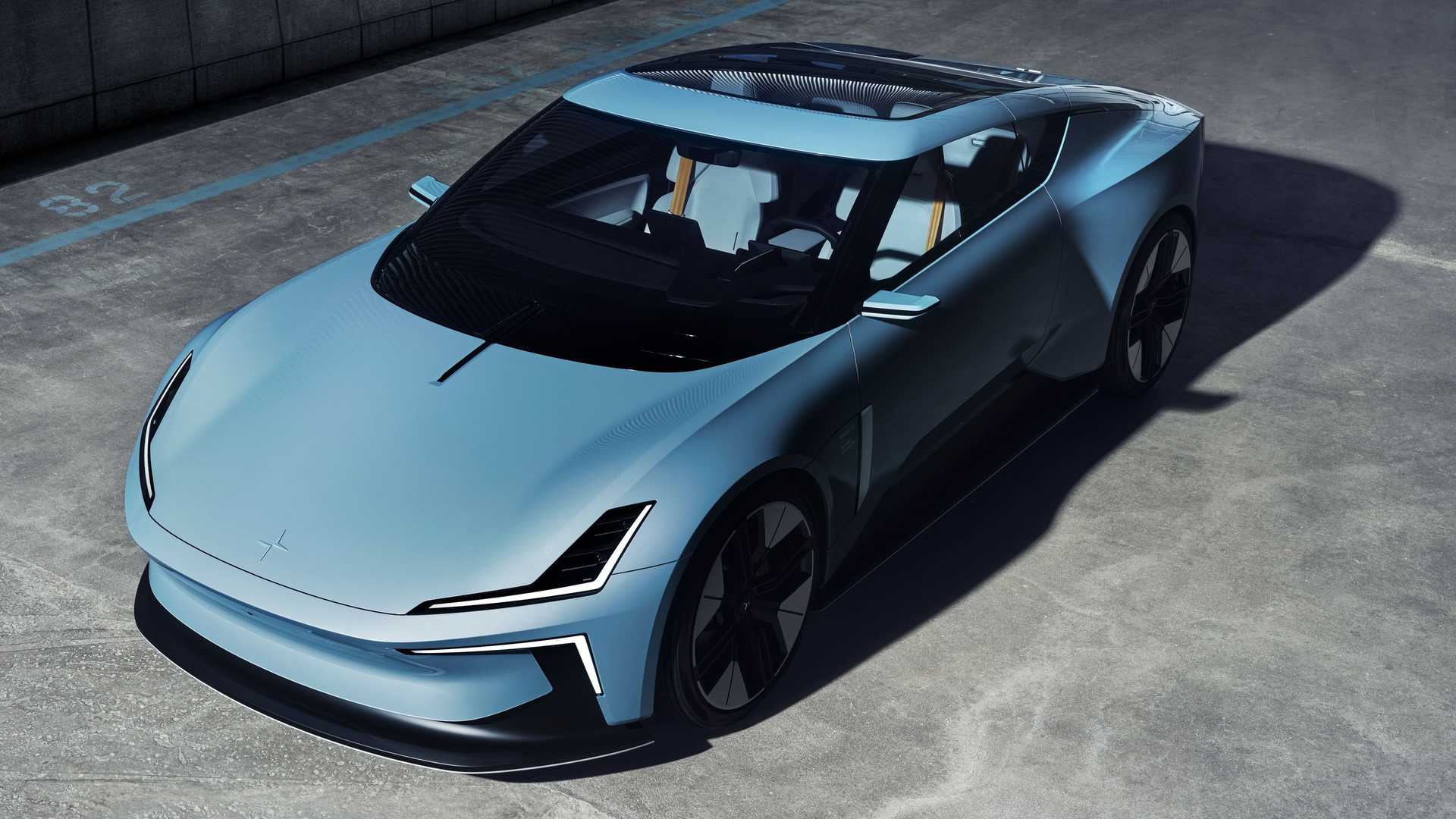 The Polestar O2 is a Swedish cabriolet with a built-in drone, 800-V propulsion system, and two electric motors with 900 HP