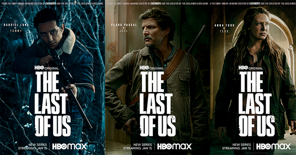 Stars of the post-apocalypse: HBO MAX has revealed posters featuring the  actors who play the main characters in The Last of Us TV adaptation