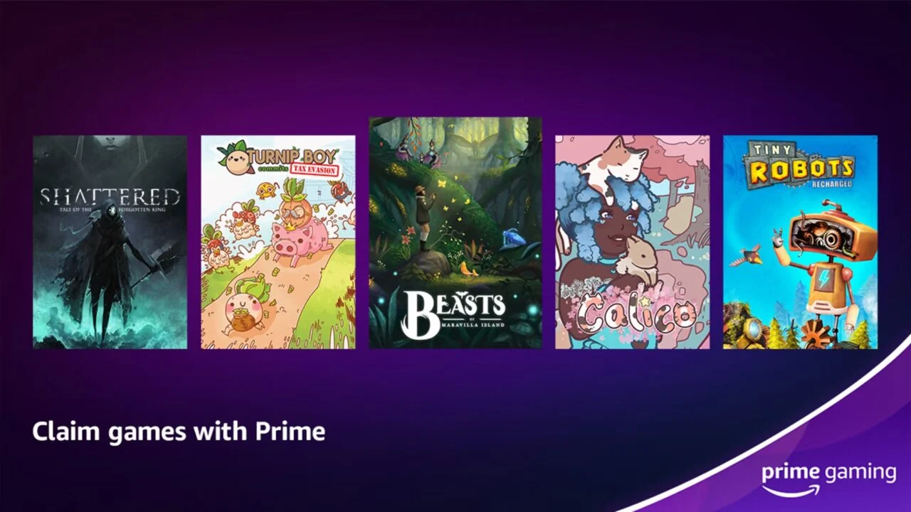 Amazon ajoute huit nouveaux jeux au catalogue Prime Gaming