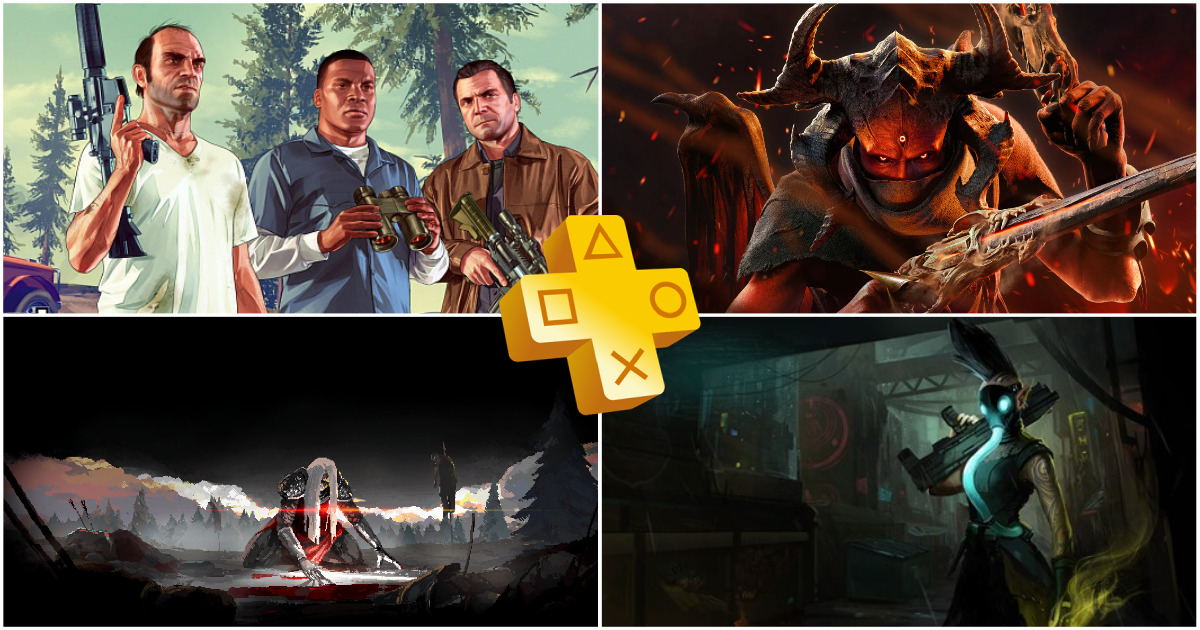 The games announced in December for PlayStation Plus Extra and Deluxe are now available for download: GTA V, Metal: Hellsinger, Moonscars, Shadowrun and others