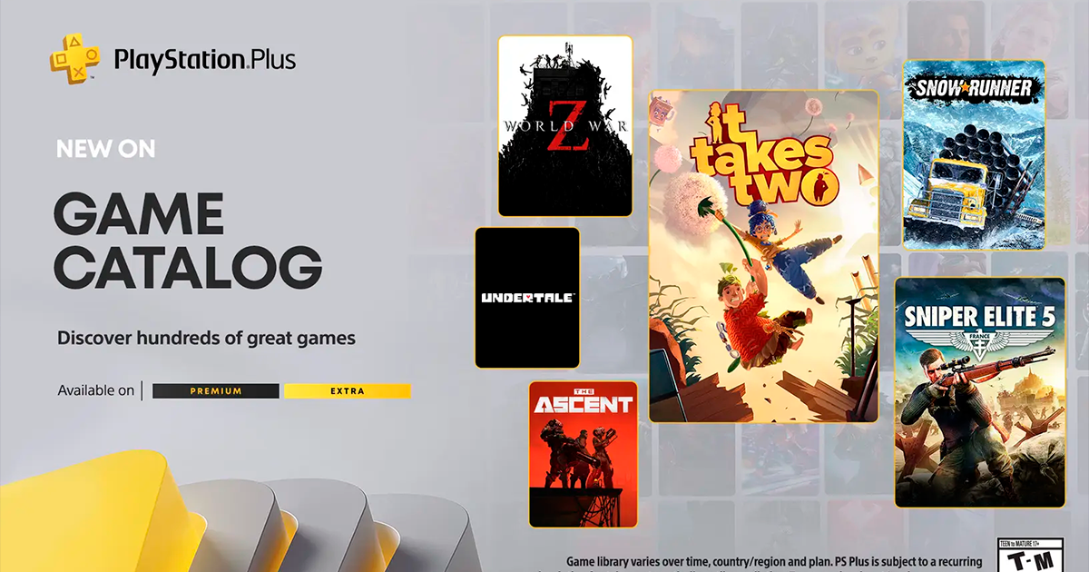 PlayStation añadirá nuevos juegos a las bibliotecas Extra y Deluxe el 18 de julio: It Takes Two, The Ascent, Undertale y Bob Esponja, entre otros.
