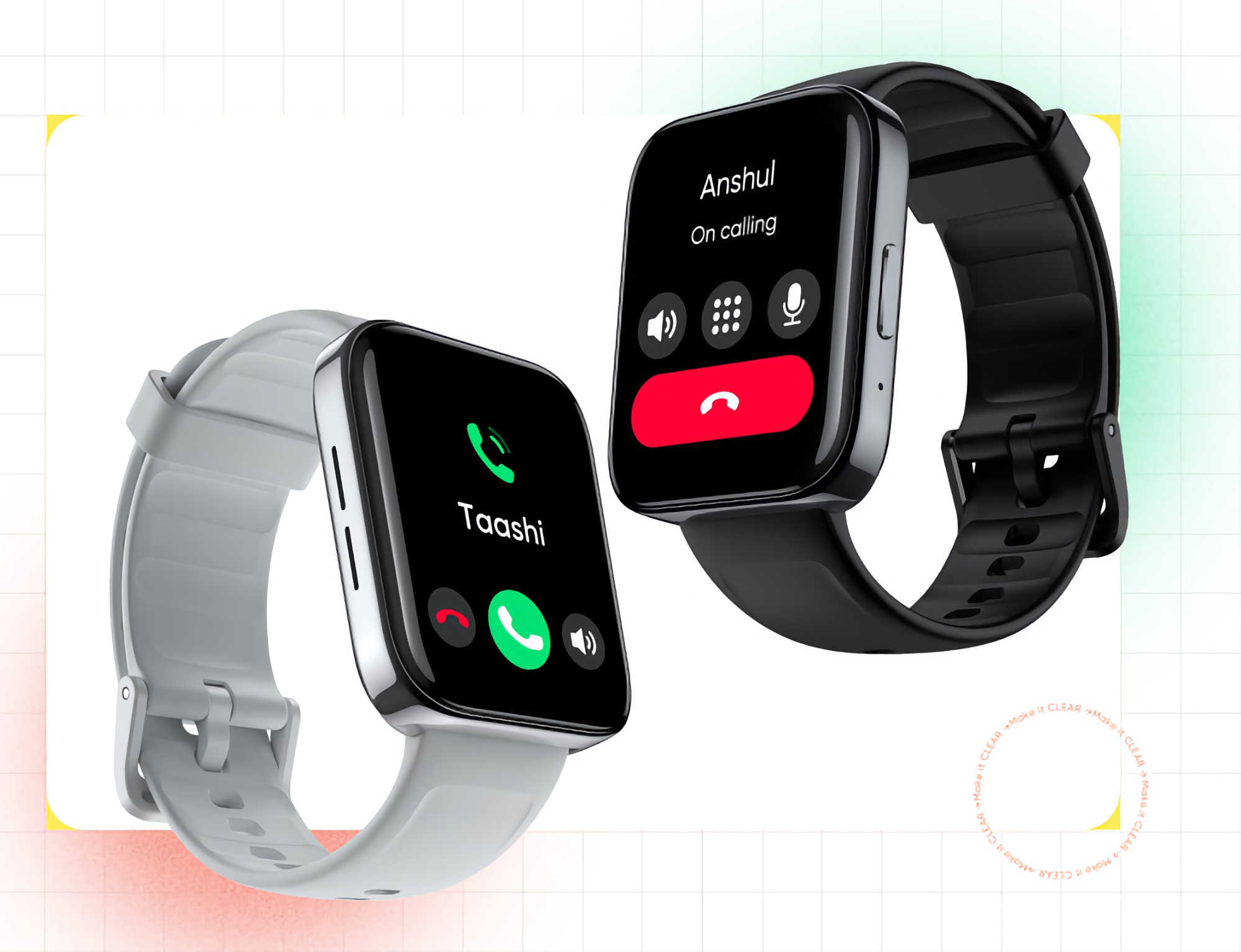 So wird die realme Watch 3 aussehen: eine Smartwatch mit 1,8″ AMOLED-Display und Anrufunterstützung