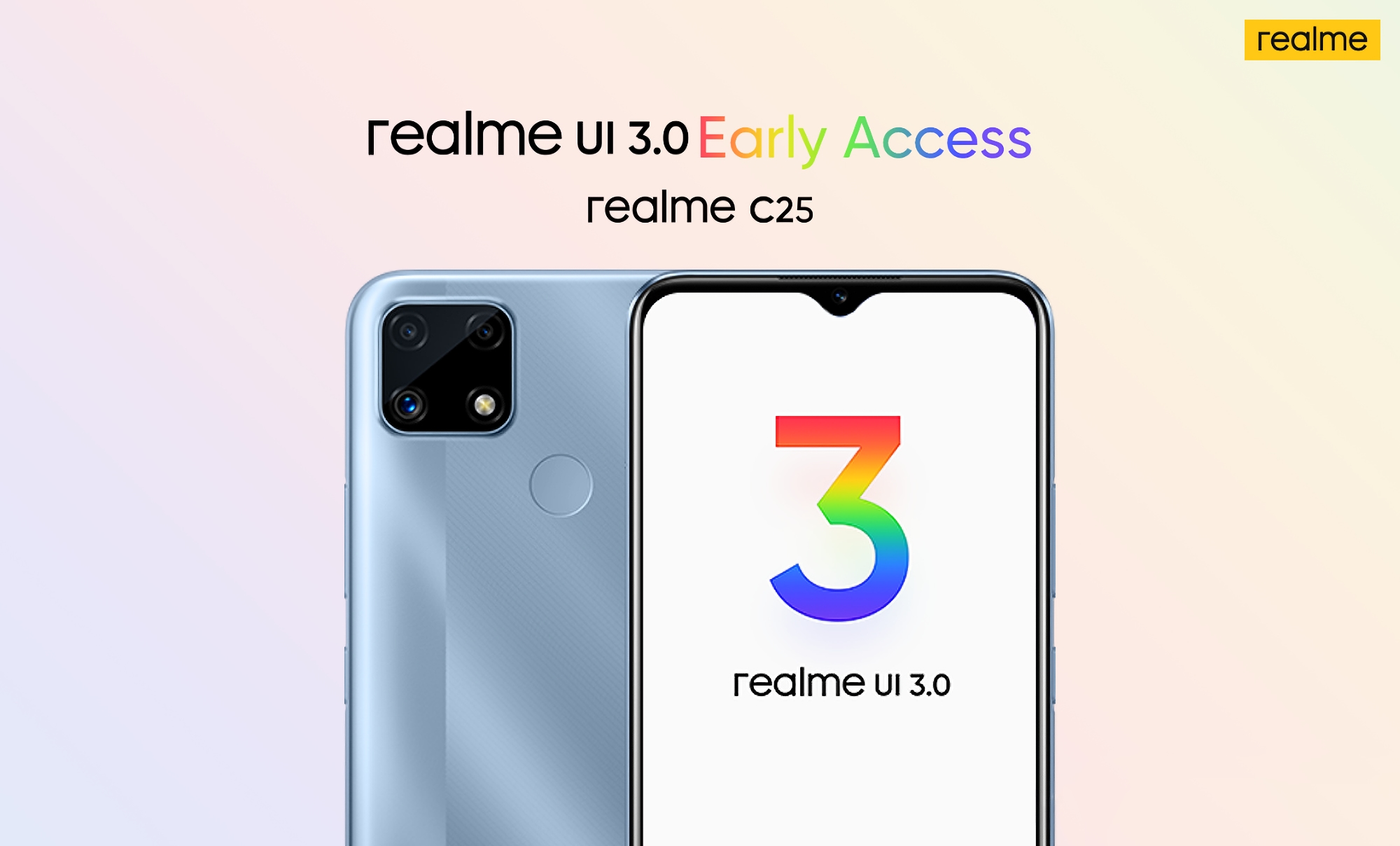 Realme C25 erhält Android 12 Beta mit Realme UI 3.0-Skin