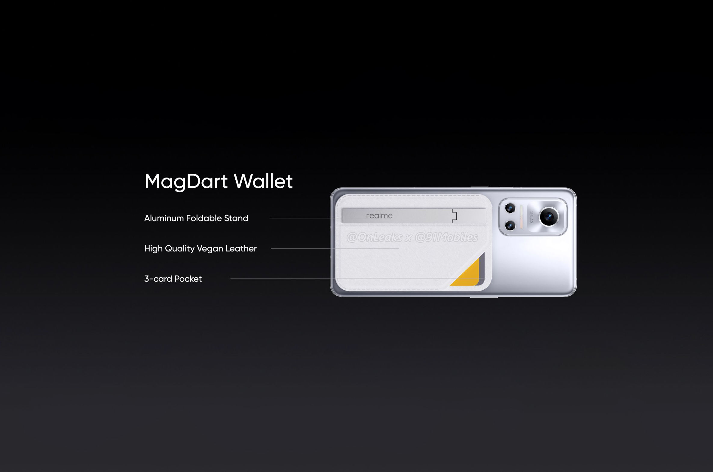 Realme Flash pojawił się na zdjęciach w wysokiej jakości z magnetycznym etui MagDart Wallet