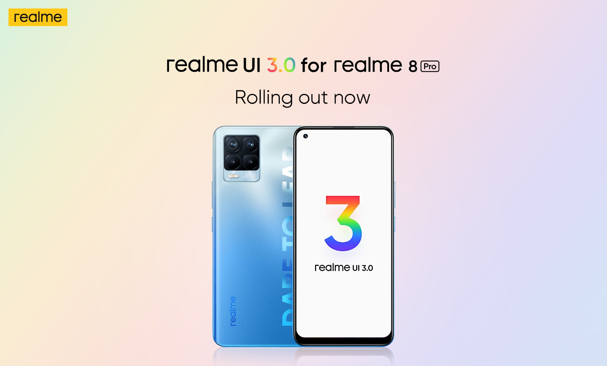 realme 7 Pro and realme 8 Pro received a stable version of Android 12 with the shell realme UI 3.0