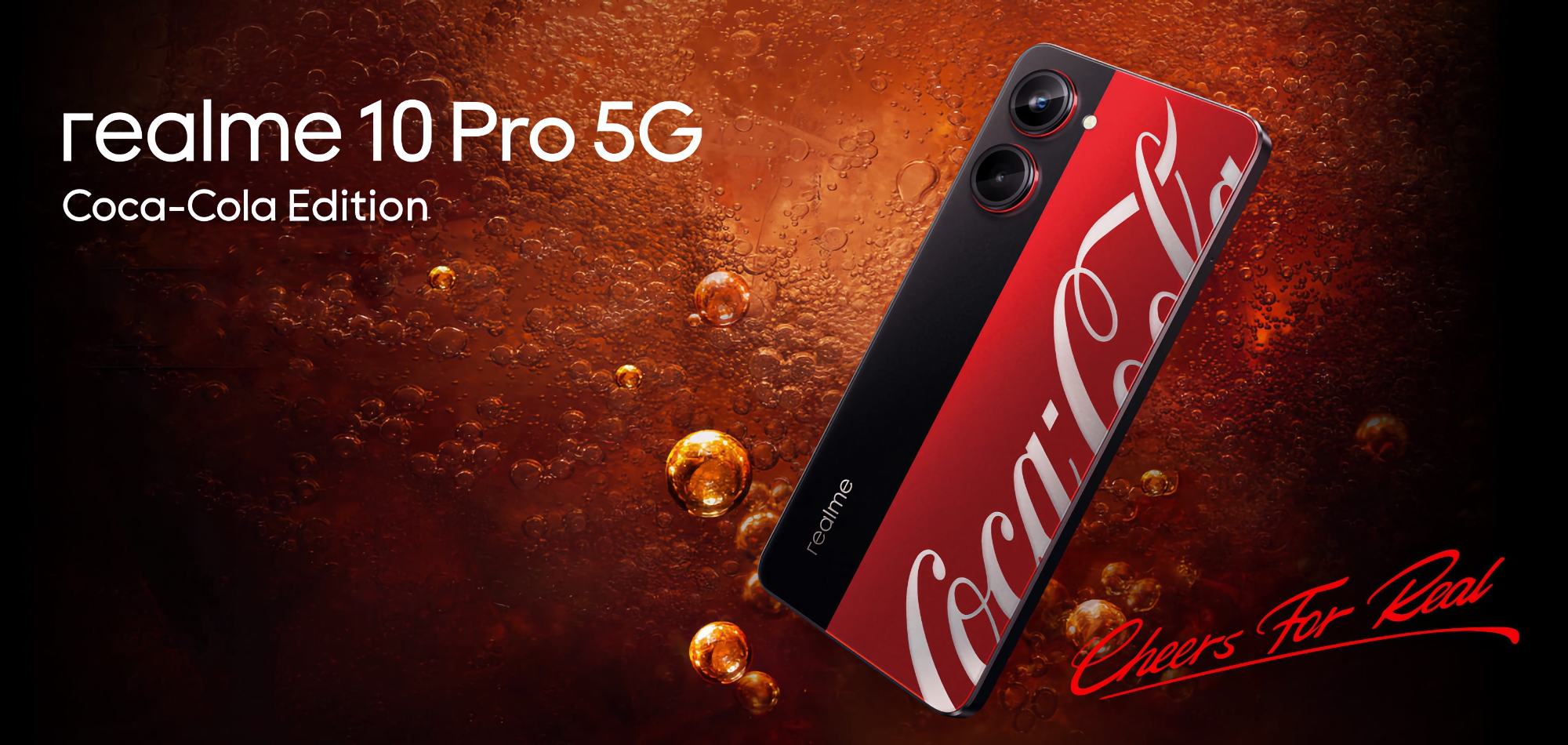 Here's what the realme 10 Pro 5G Coca-Cola Edition will look like