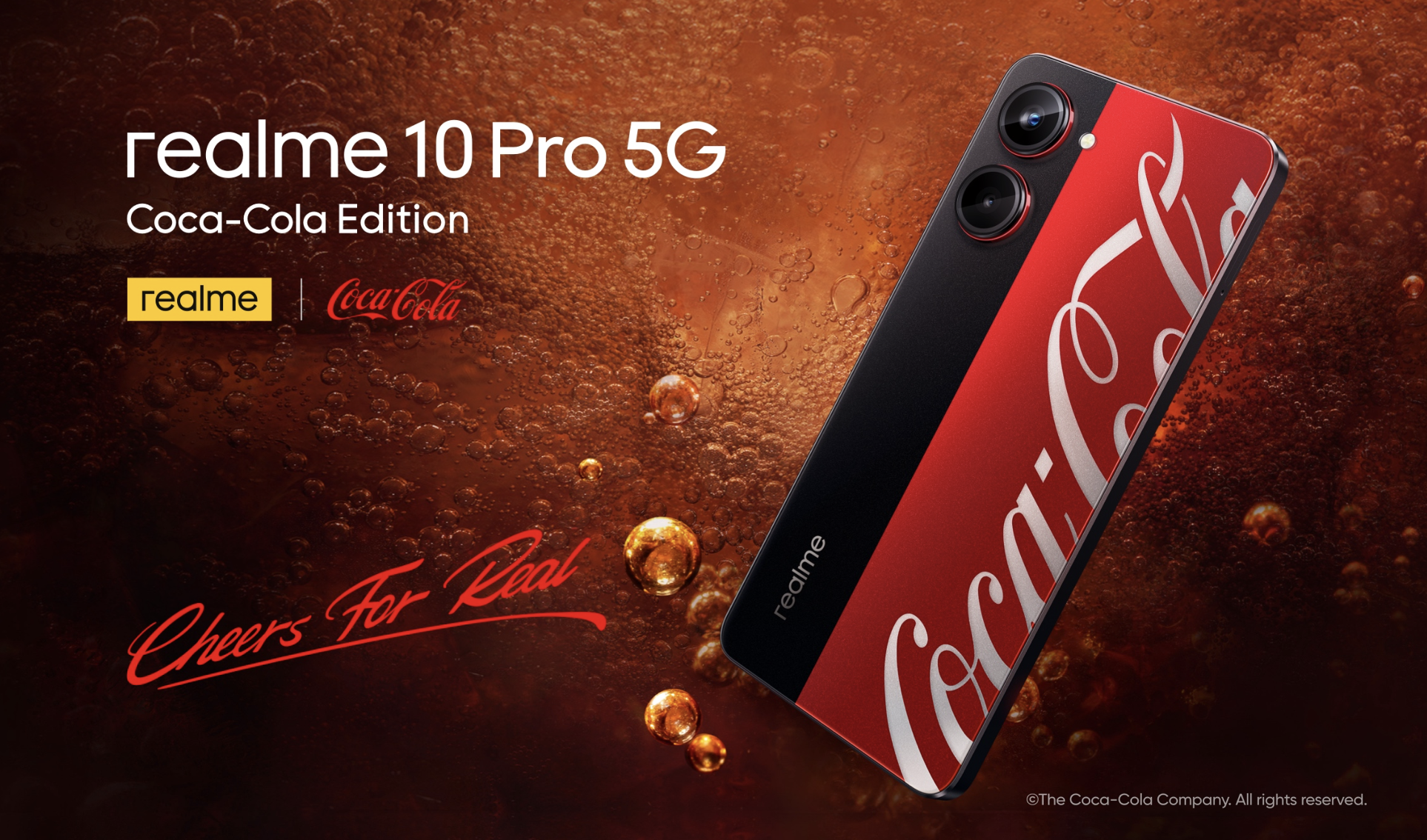 realme 10 Pro Coca-Cola Edition: eine spezielle Version des realme 10 Pro mit einem erweiterten Paket