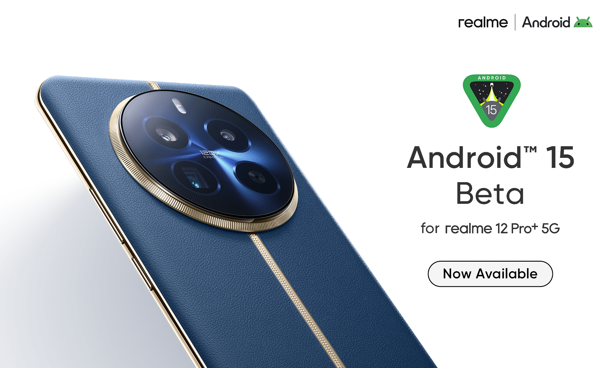 The realme 12 Pro+ has received the second beta of Android 15