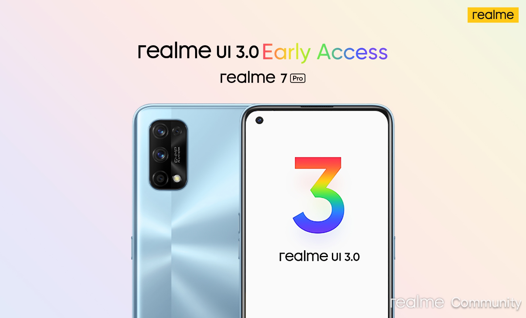  Following realme X50 Pro: realme 7 Pro also started receiving realme UI 3.0 update based on Android 12