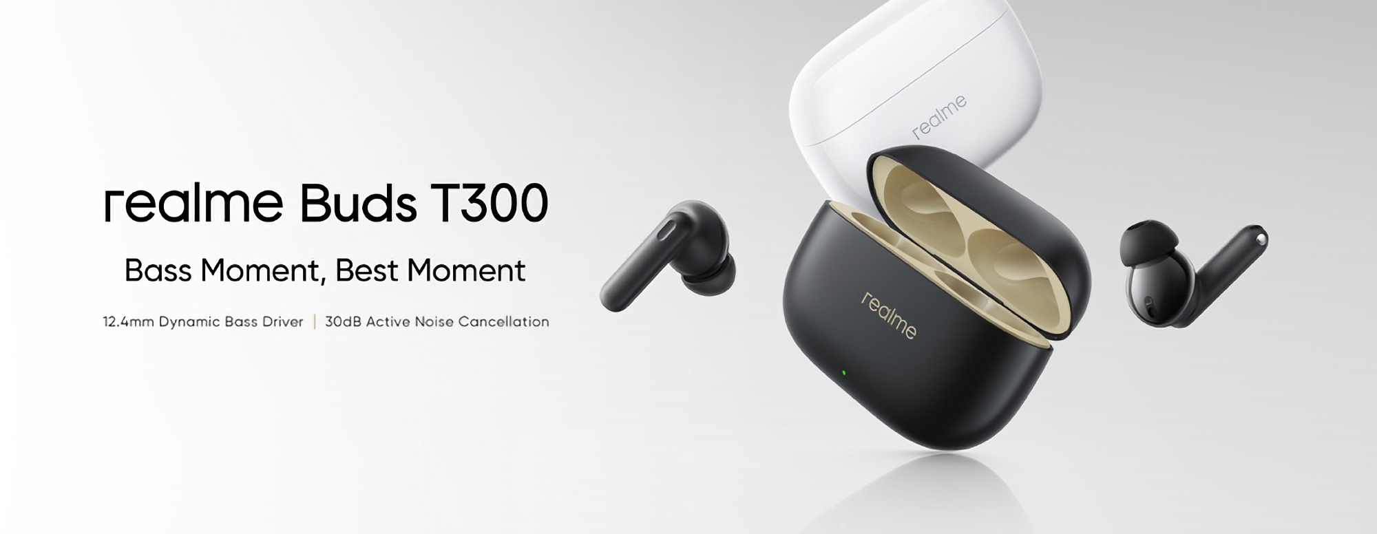 realme Buds T300: auriculares TWS con ANC, tecnología Spatial Audio y hasta 40 horas de autonomía por 25 $.