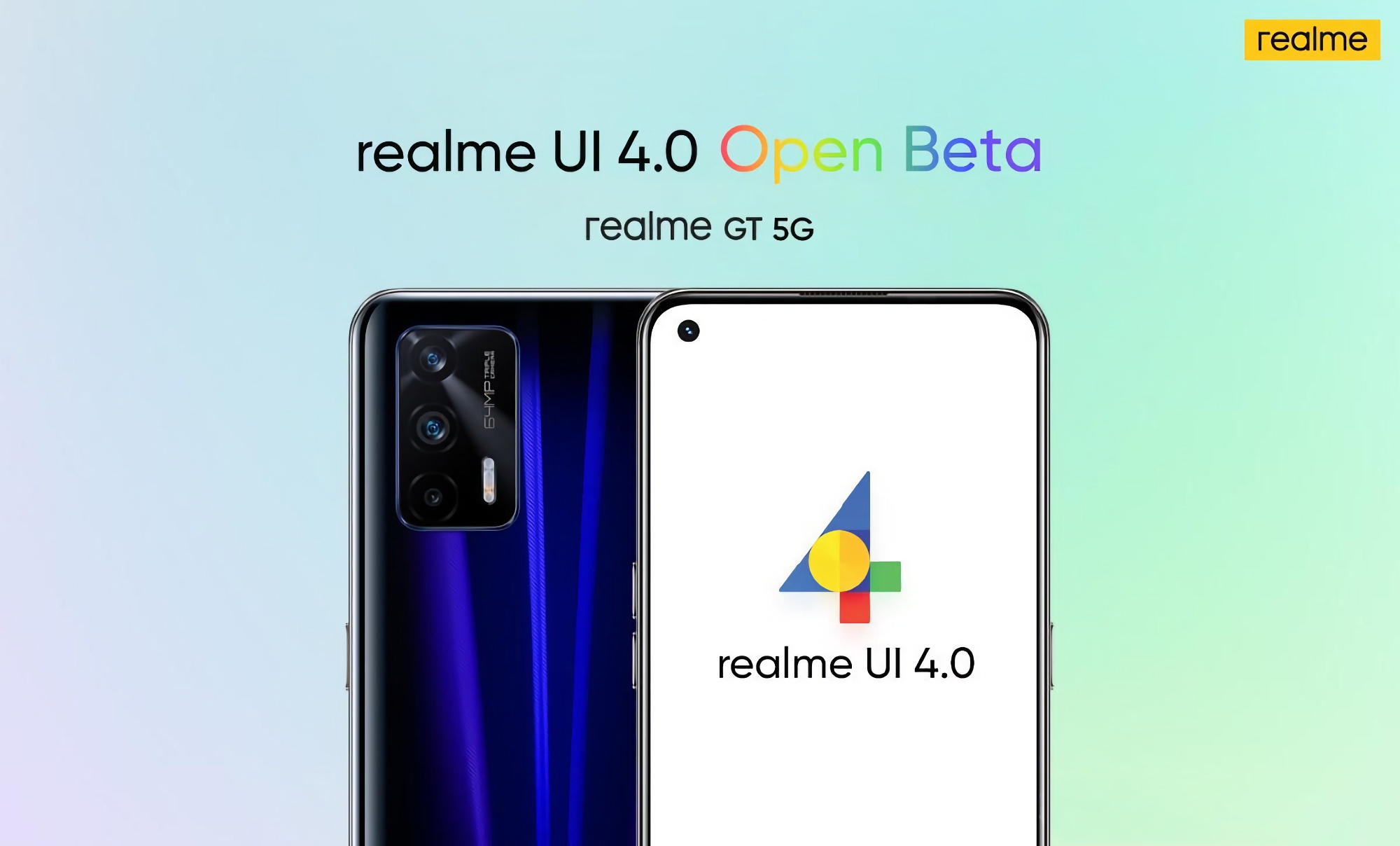 realme anunció la prueba beta de Android 13 con el shell realme UI 4.0 para realme GT 5G