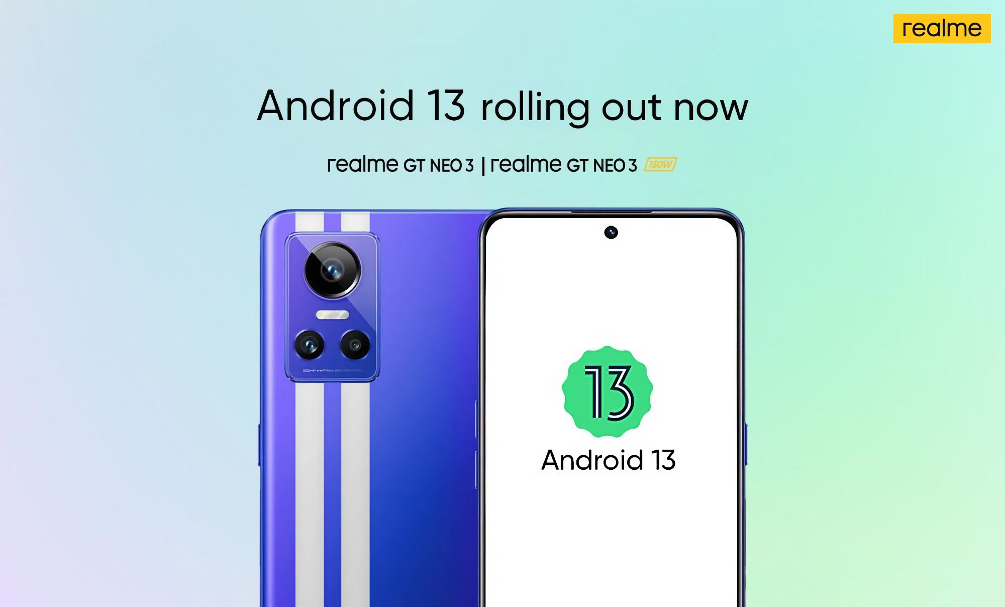 realme GT Neo 3 received a stable version of realme UI 3.0 based on Android 13