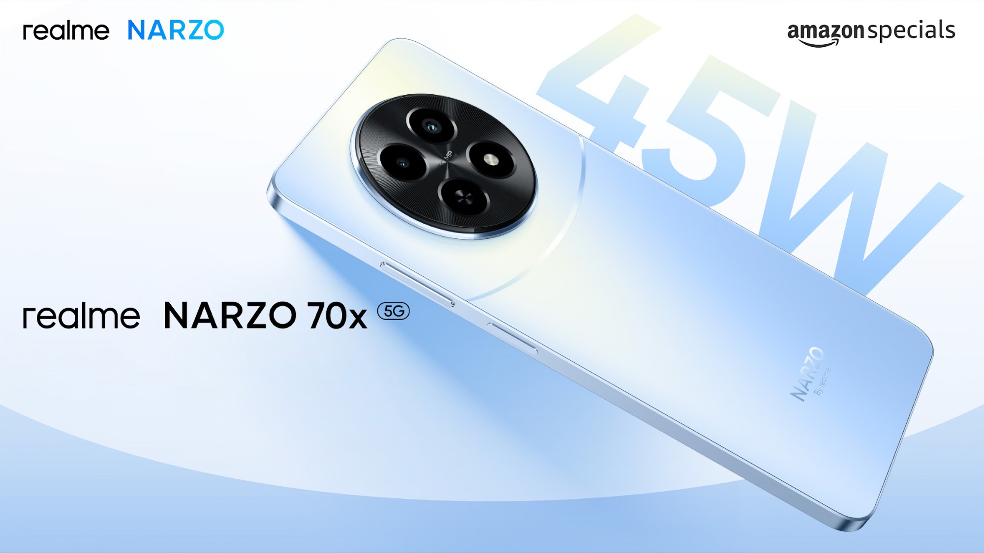 120Hz LCD, Dimensity 6100+ chip, 5000 mAh batterij en 50 MP camera: insider onthult realme Narzo 70x 5G specificaties