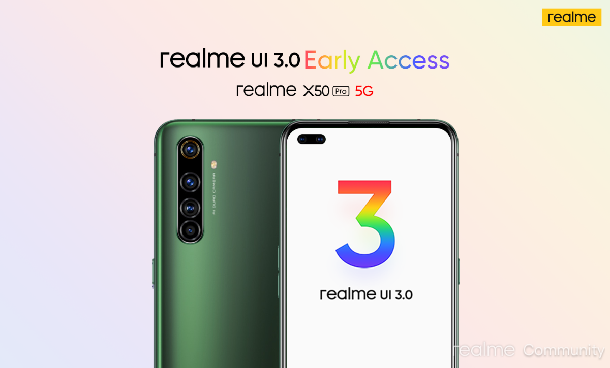 Another realme smartphone received realme UI 3.0 shell based on Android 12