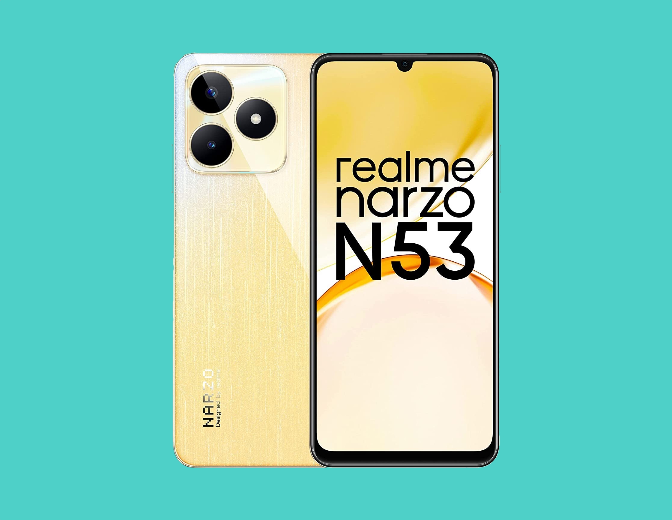 realme narzo N53: LCD-дисплей на 90 Гц, чип Unisoc T612 і батарея на 5000 мАг за $109