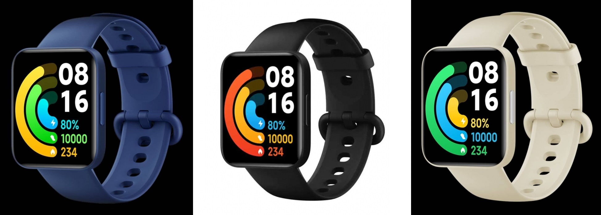 Xiaomi ha publicado imágenes de alta calidad de relojes inteligentes Redmi Watch 2