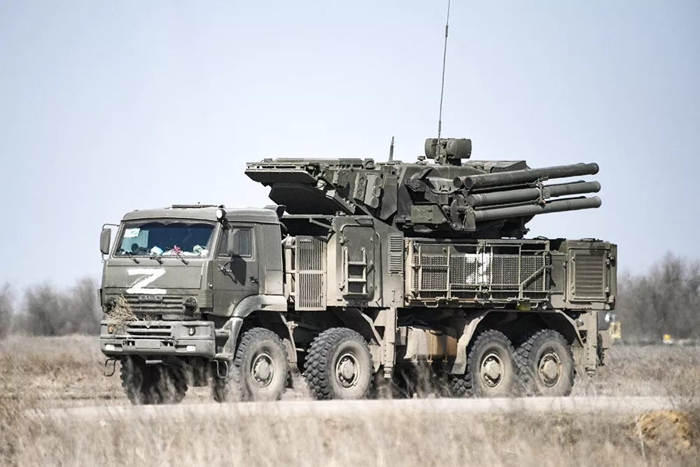 Las Fuerzas Armadas ucranianas destruyen un sistema de misiles antiaéreos SA-22 Greyhound valorado en 15 millones de dólares
