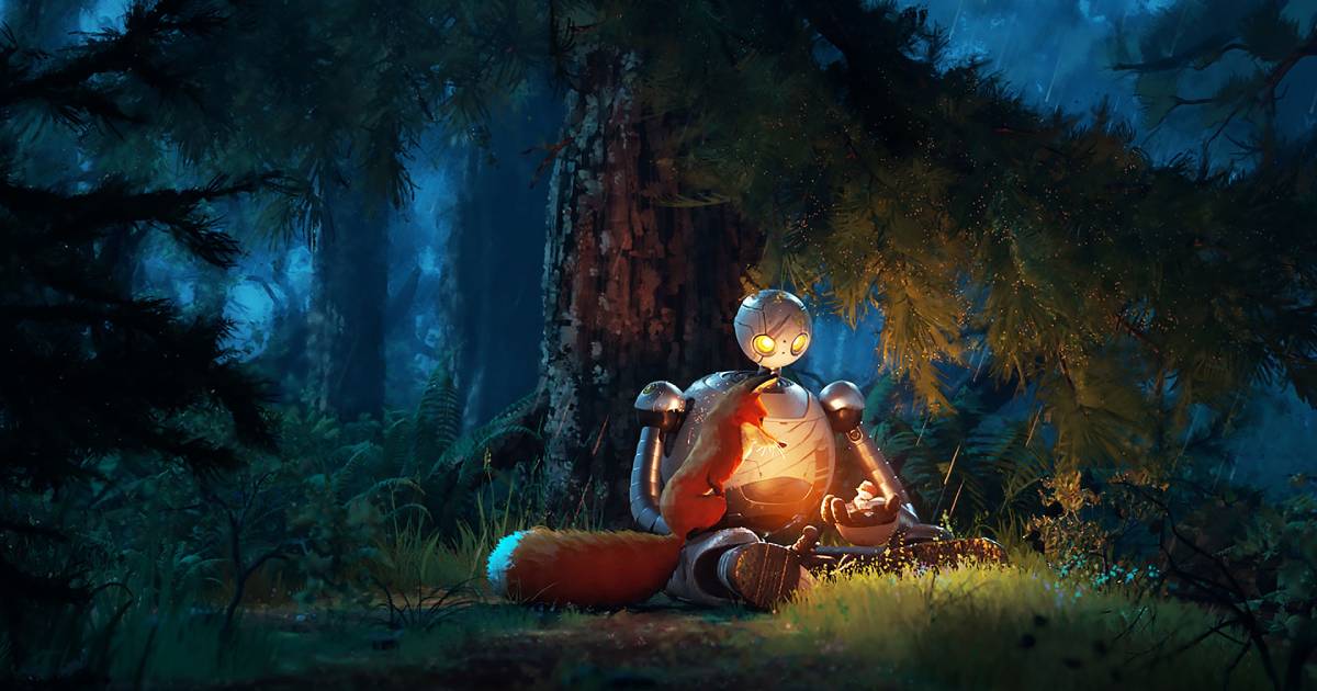 Digital lansering av den kritikerroste animasjonsfilmen Wild Robot av DreamWorks om livet til en robot på en øy blant dyr