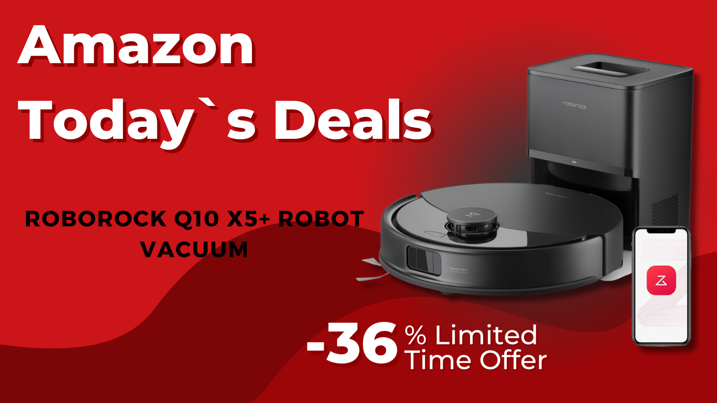 Roborock Q10 X5+ Robot Vacuum – Save $180 Today on Amazon!