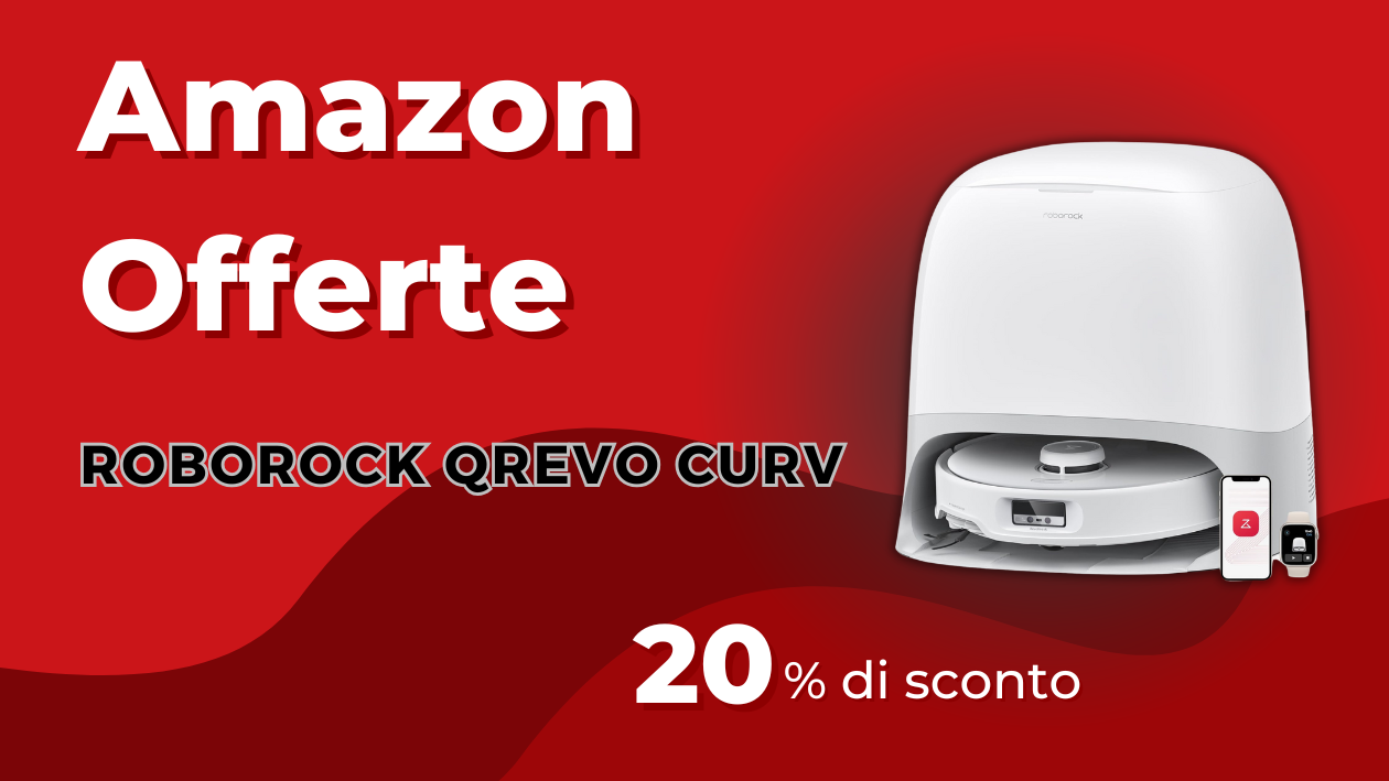 Roborock Qrevo Curv Robot Aspirapolvere – Risparmia 300€ Oggi!