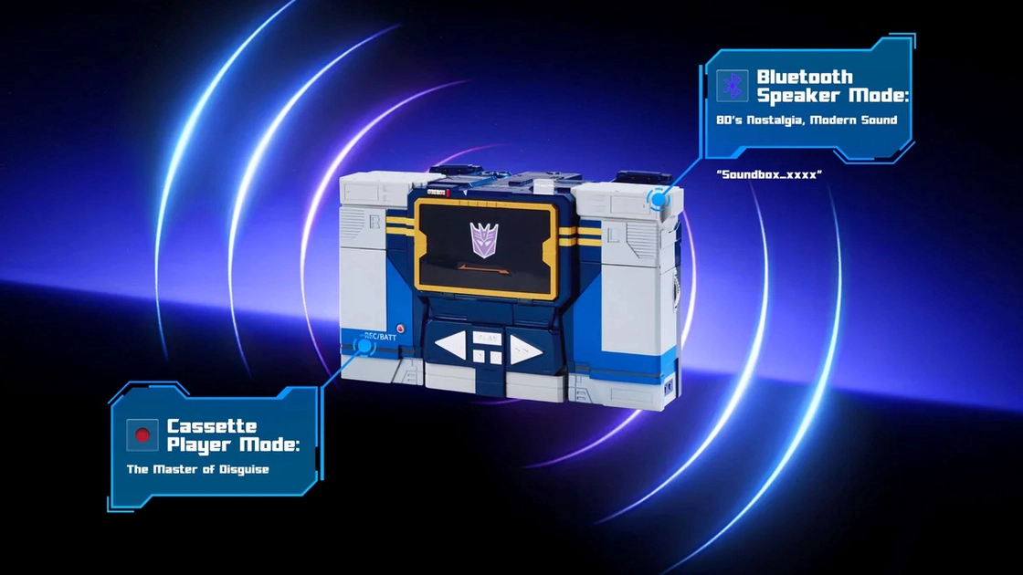 Le retour de Soundwave : le transformateur est devenu une enceinte Bluetooth