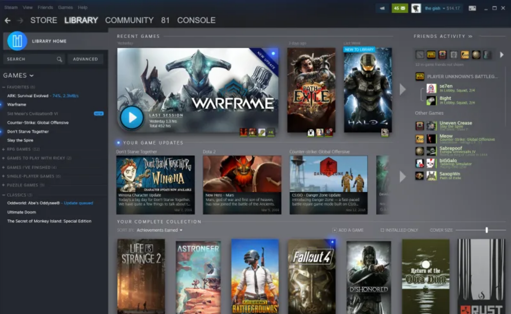 Valve ogłosił przeprojektowanie na platformie Steam dla „Libraries” i strony aktualności