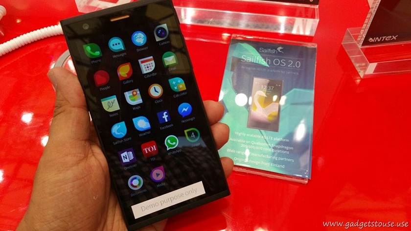Intex will show a smartphone with SailFish OS at MWC 2016