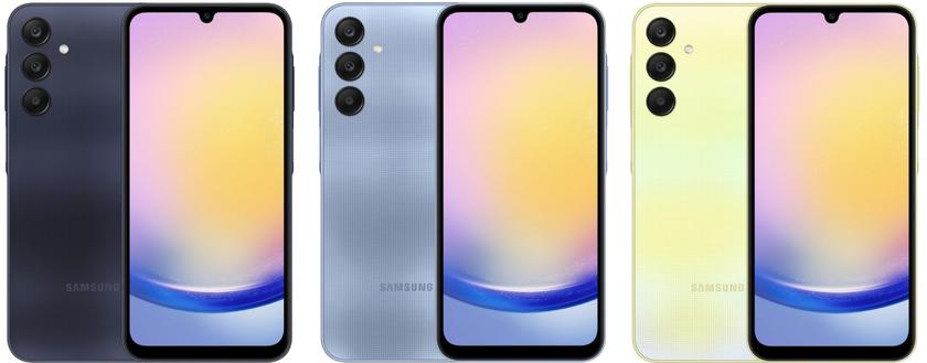 Samsung Galaxy A25 - Exynos 1280, 50MP camera, 120Hz display and Android 14 priced from $270