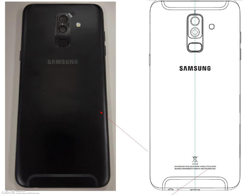 Живые фото Samsung Galaxy A6+ (2018) подтверждают дизайн смартфона