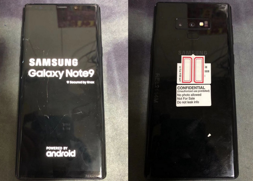 Первые фото Samsung Galaxy Note 9: пока без сюрпризов