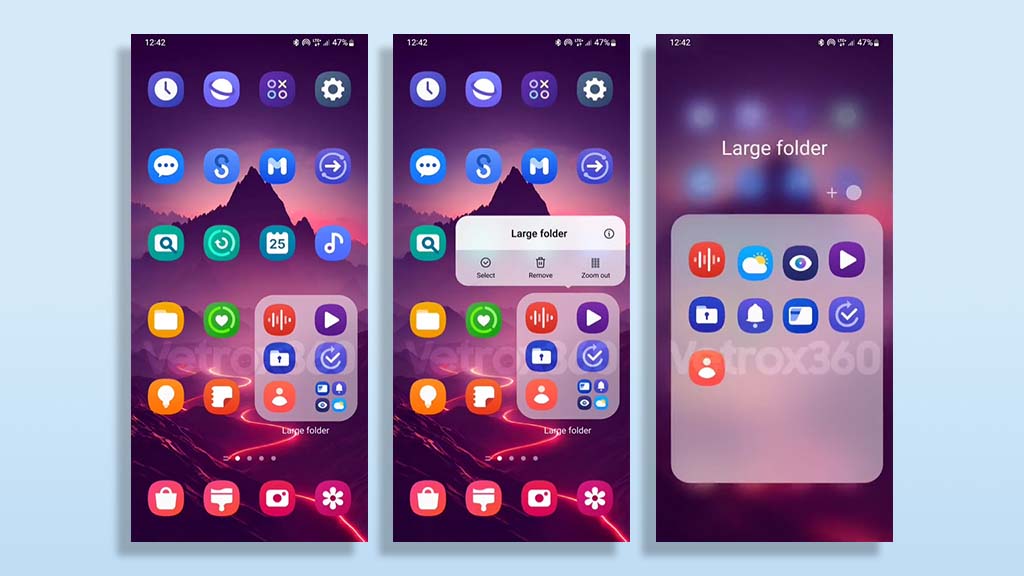 Samsung's One UI 7 will get better app management with larger folders