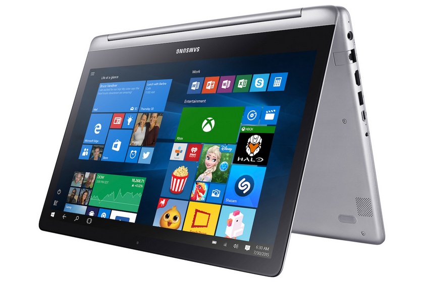 Samsung представила ноутбук-перевертыш Notebook 7 Spin