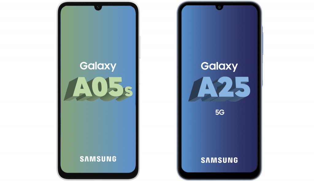 Samsung heeft de Galaxy A25 en Galaxy A05s en One UI 6.0 en One UI Core smartphones onthuld in Europa.