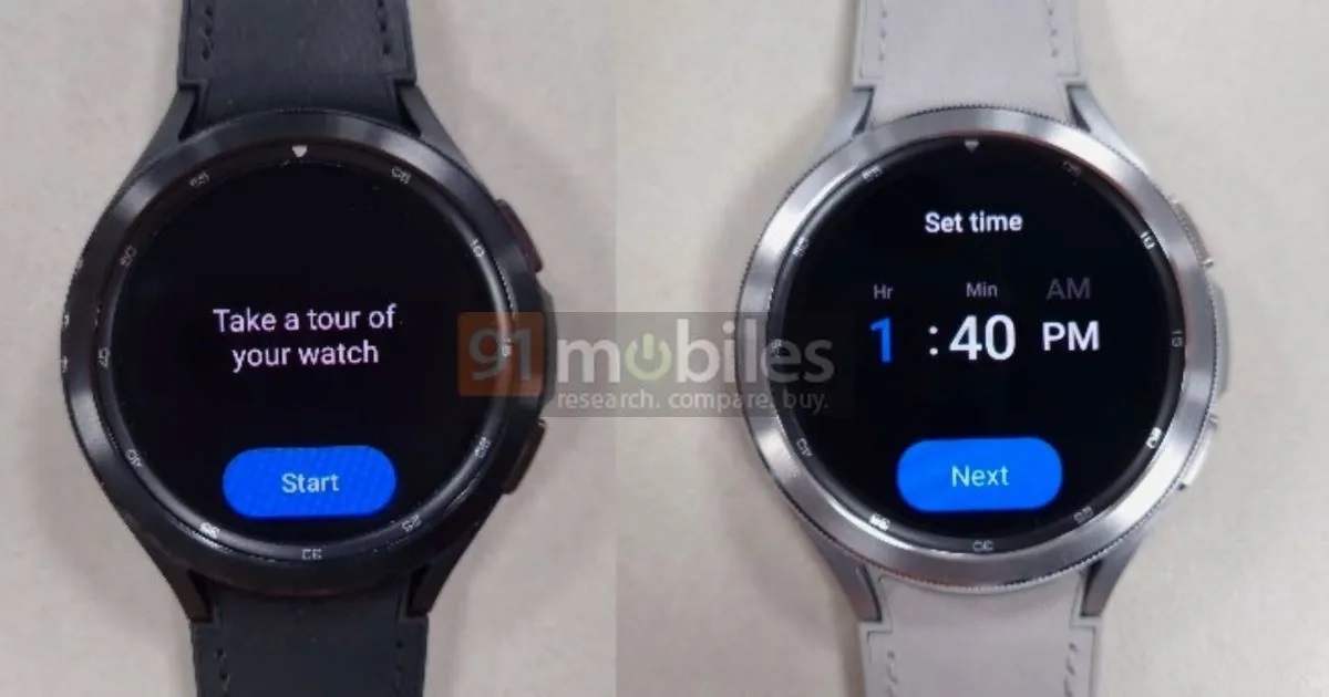Samsung Galaxy Watch 4 Classic z Wear OS pokazany na zdjęciach na żywo