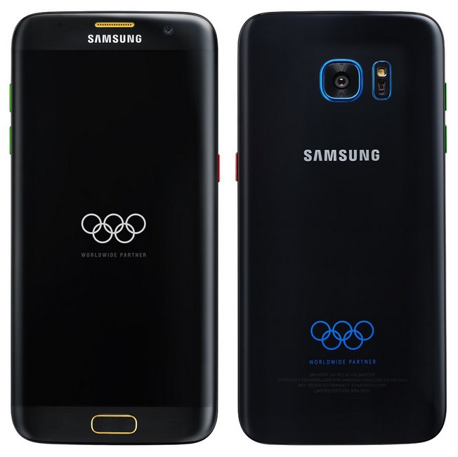 Олимпийский Samsung Galaxy S7 edge показался на рендерах