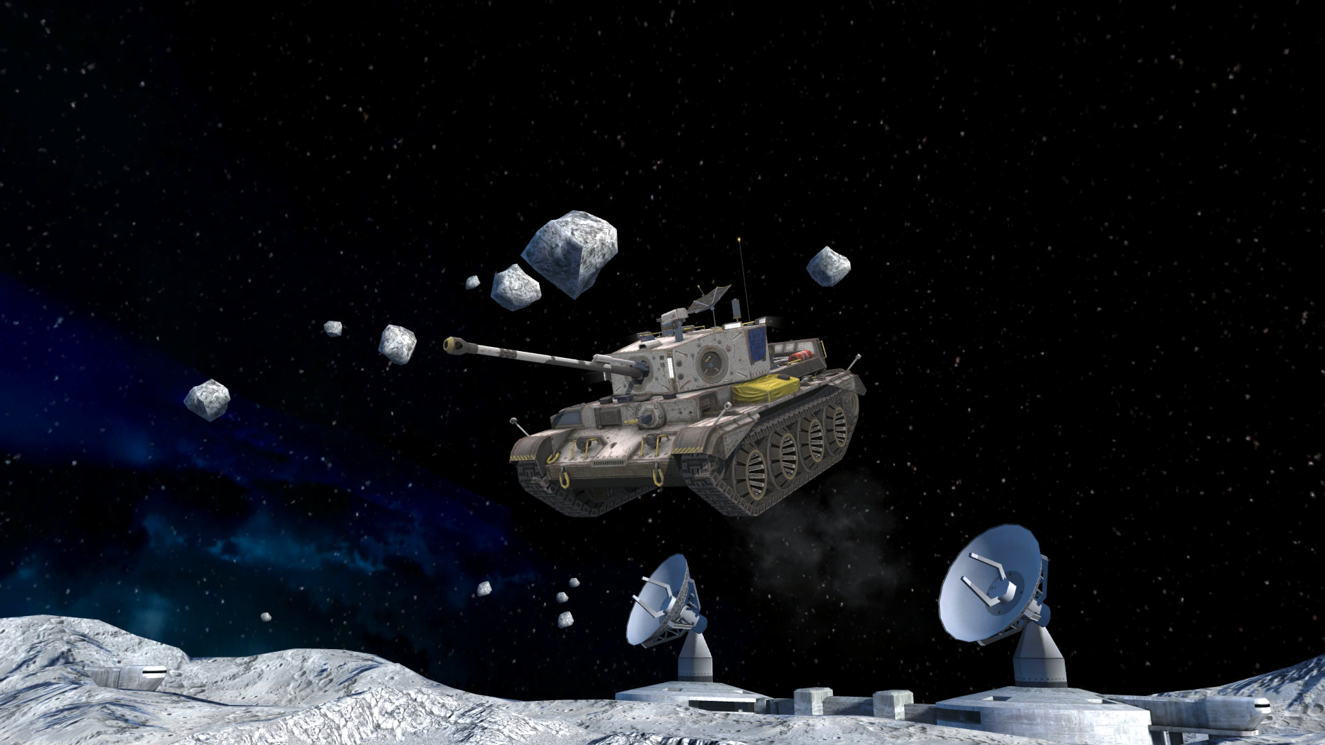 Як тобі таке, Ілон Маск? Wargaming запустила в космос танк Cromwell B заради івенту в World of Tanks Blitz