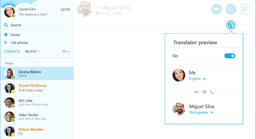 Синхронный переводчик Skype стал доступен всем пользователям