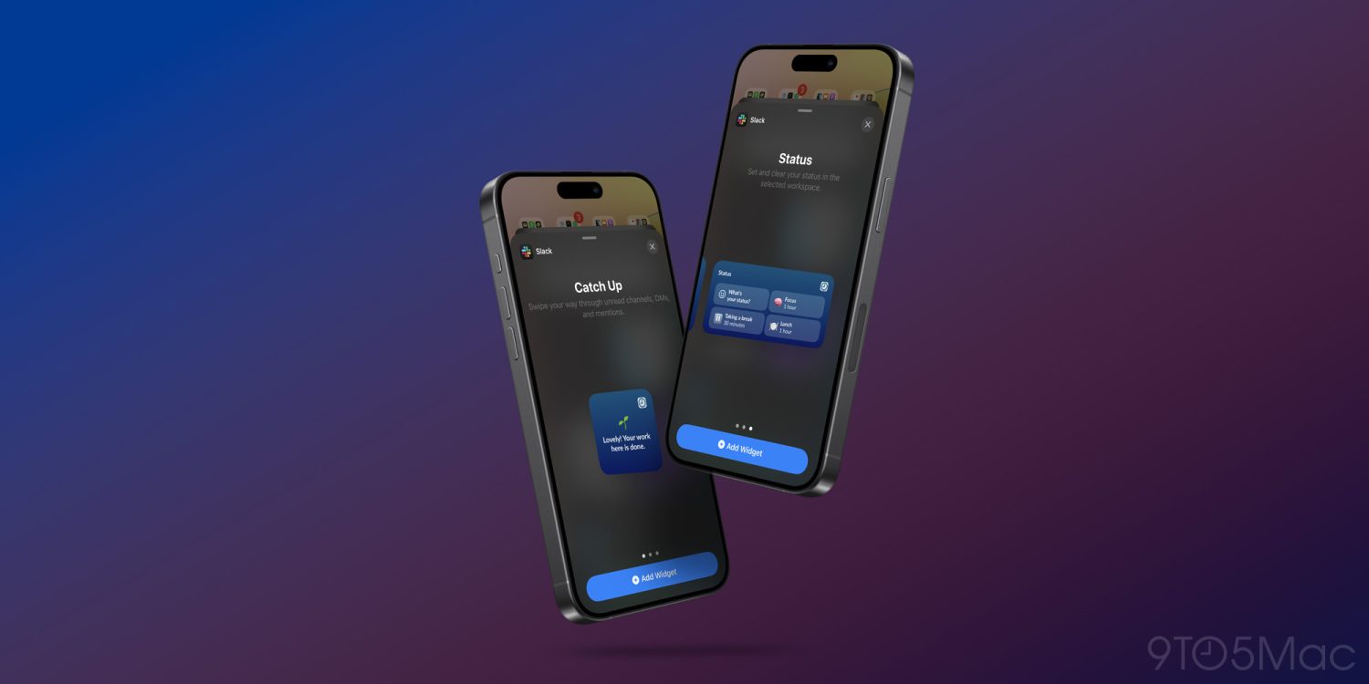 Slack für iOS erhält neue Sperr- und Startbildschirm-Widgets