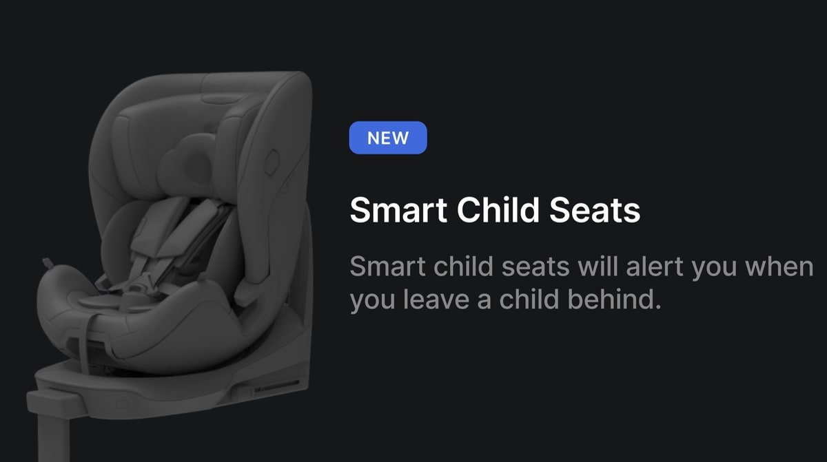 Tesla to introduce support for smart child car seats in new update