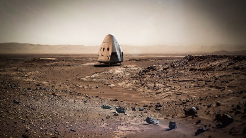 SpaceX отправит корабли Red Dragon на Марс в 2018