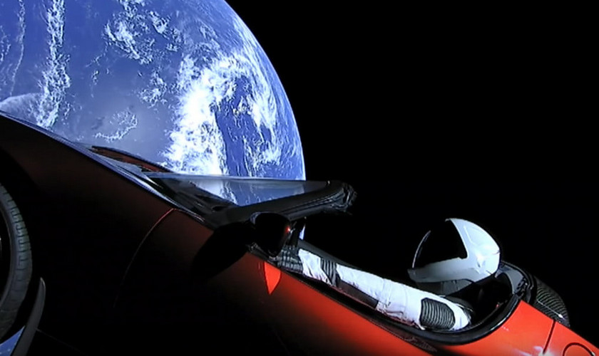 Илон Маск и создатели «Мира Дикого Запада» показали клип о запуске Falcon Heavy
