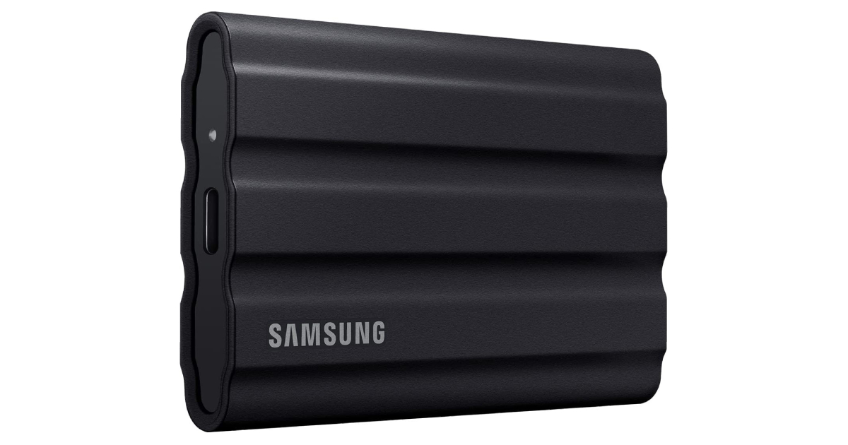 Samsung T7 Shield ist jetzt bei Amazon mit einem Rabatt erhältlich: 2TB tragbarer Speicher, der keine Angst vor Wasser und Staub hat, für nur 126,99 Euro