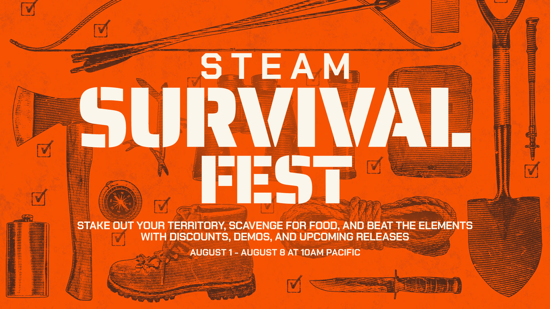 Le Festival de la survie sur Steam démarre le 1er août