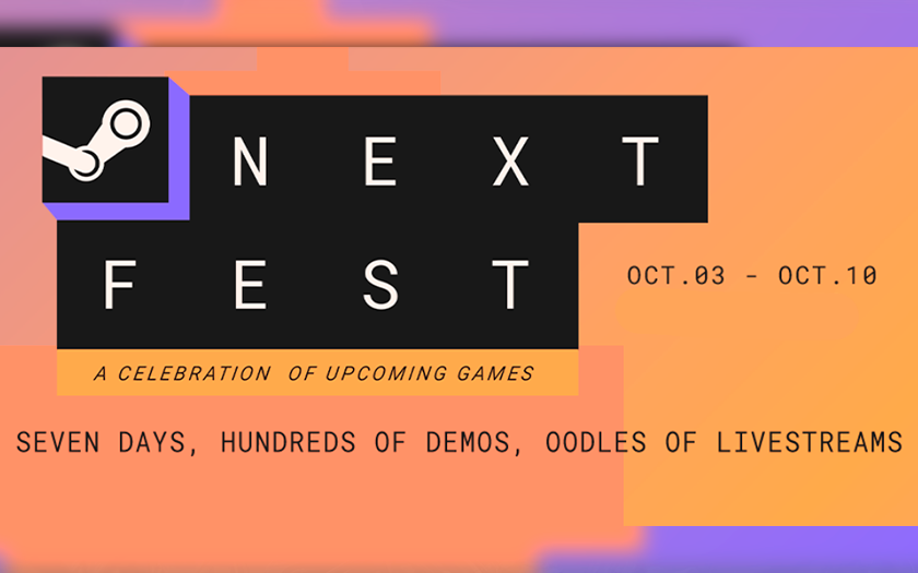 Il Festival delle novità di Steam offre ai giocatori la possibilità di provare centinaia di demo di vari generi e di assistere alle trasmissioni degli sviluppatori fino al 10 ottobre.